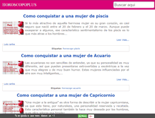 Tablet Screenshot of horoscopoplus.net